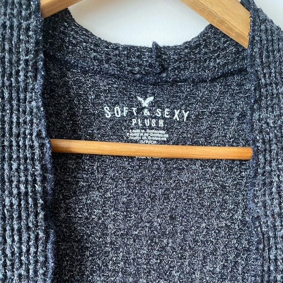 American Eagle Outfitters soft and sexy plush open front cardigan sweater - Picture 4 of 7